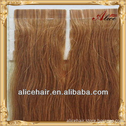 Top quality remy tape hair extension brazilian hair